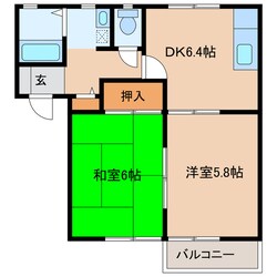 袋井駅 バス27分  横須賀車庫前下車：停歩9分 2階の物件間取画像